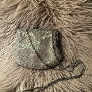 Elegant Silver Clutch Bag